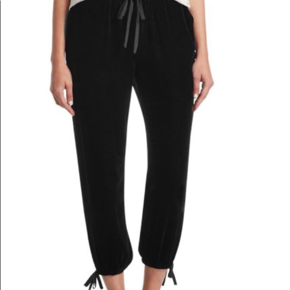 Joie Dyre Velvet Joggers